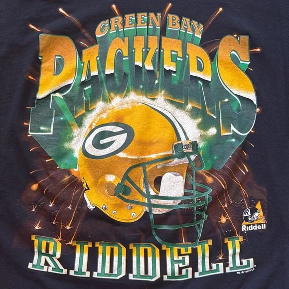 1997 Green Bay Packers Single Stitch Vintage T-Shirt - Picture 2 of 7